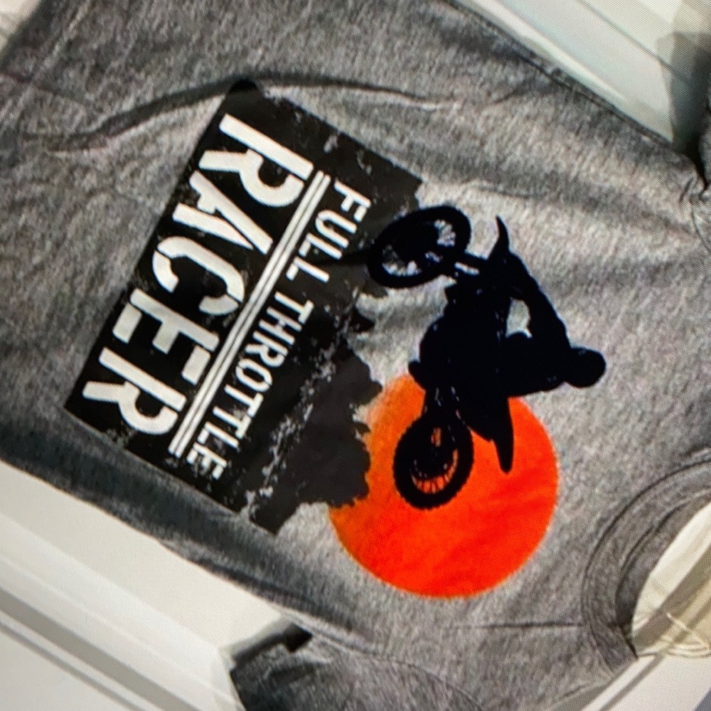 Dynamic motorcycle design shirt